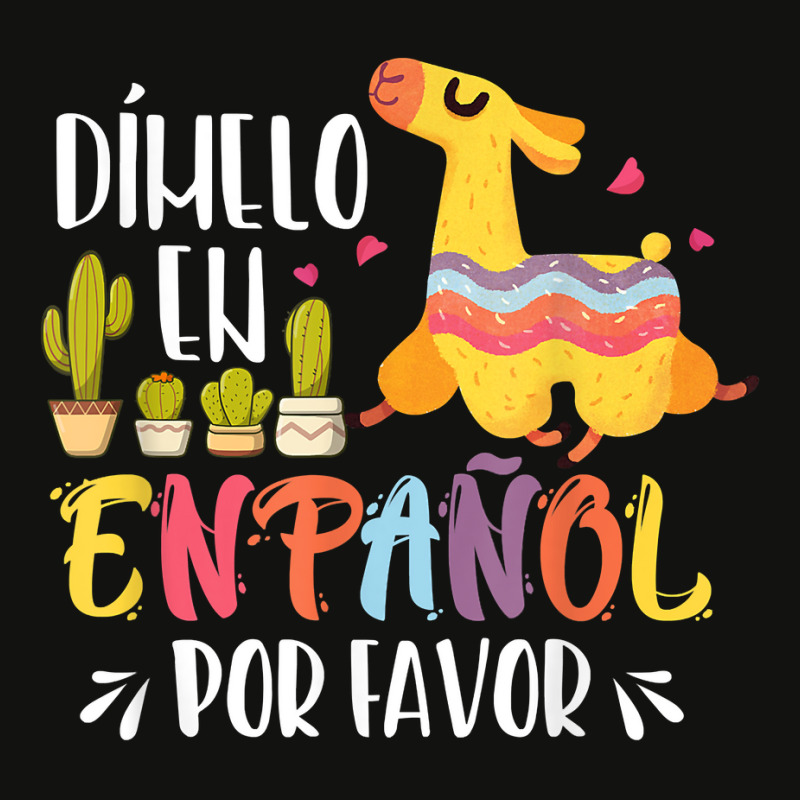 En Espanol Por Favor Bilingual Spanish Teacher T Shirt Scorecard Crop Tee by cm-arts | Artistshot