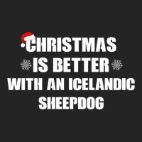 Christmas Is Better With A Icelandic Sheepdog Dog 3/4 Sleeve Shirt | Artistshot