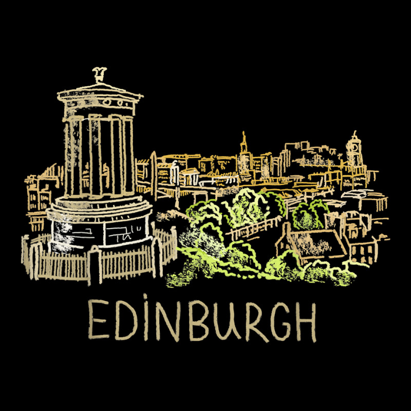 Edinburgh City Scotland Uk Souvenir Gift For Men Women T Shirt Men's 3/4 Sleeve Pajama Set | Artistshot