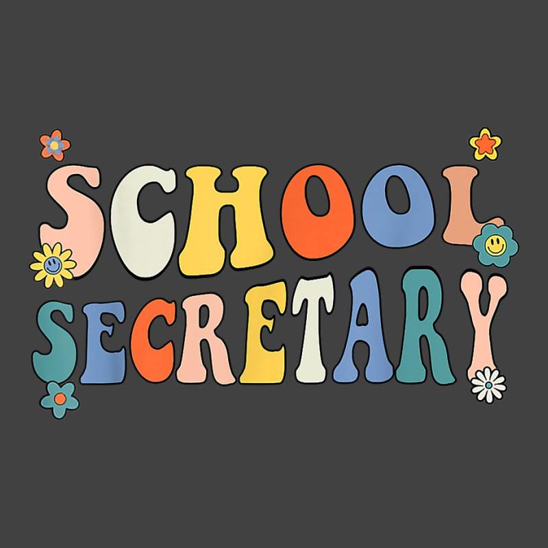 Groovy School Secretary Coping Skills Back To School T Shirt Vintage T-shirt | Artistshot