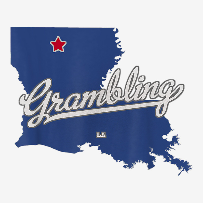 Grambling Louisiana La Map T Shirt Landscape Canvas Print | Artistshot