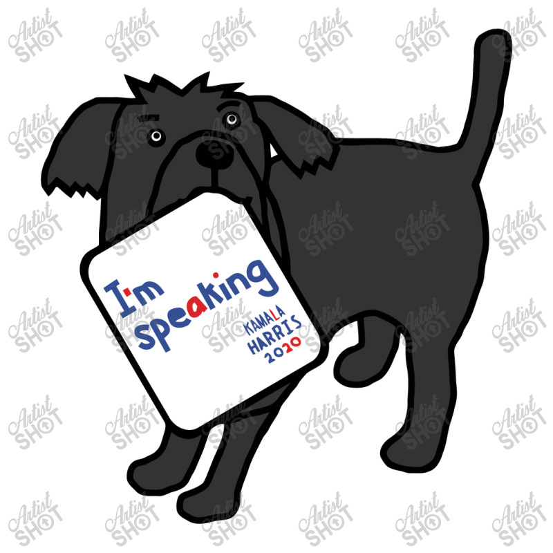 Small Dog With Kamala  Vp Debate Quote Kamala Sticker | Artistshot