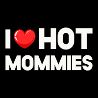 Hot Mom Humour Family Red Heart I Love Hot Mommies Kids Cap | Artistshot