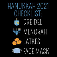 Hanukkah 2021 Checklist Happy Hanukkah Pajamas For Family T Shirt Youth Sweatshirt | Artistshot