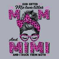 God Gifted Me Two Titles Mom Mimi Leopard Pink Wink Woman T Shirt Tank Dress | Artistshot