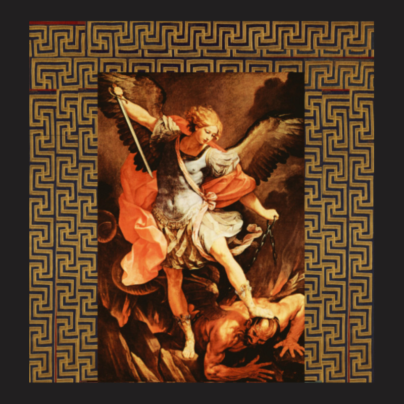 St. Michael Archangel By Guido Reni T-Shirt by cm-arts | Artistshot