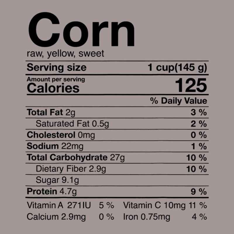 Corn Nutritional Facts Gifts Thanksgiving Costume Christmas Vintage Short | Artistshot