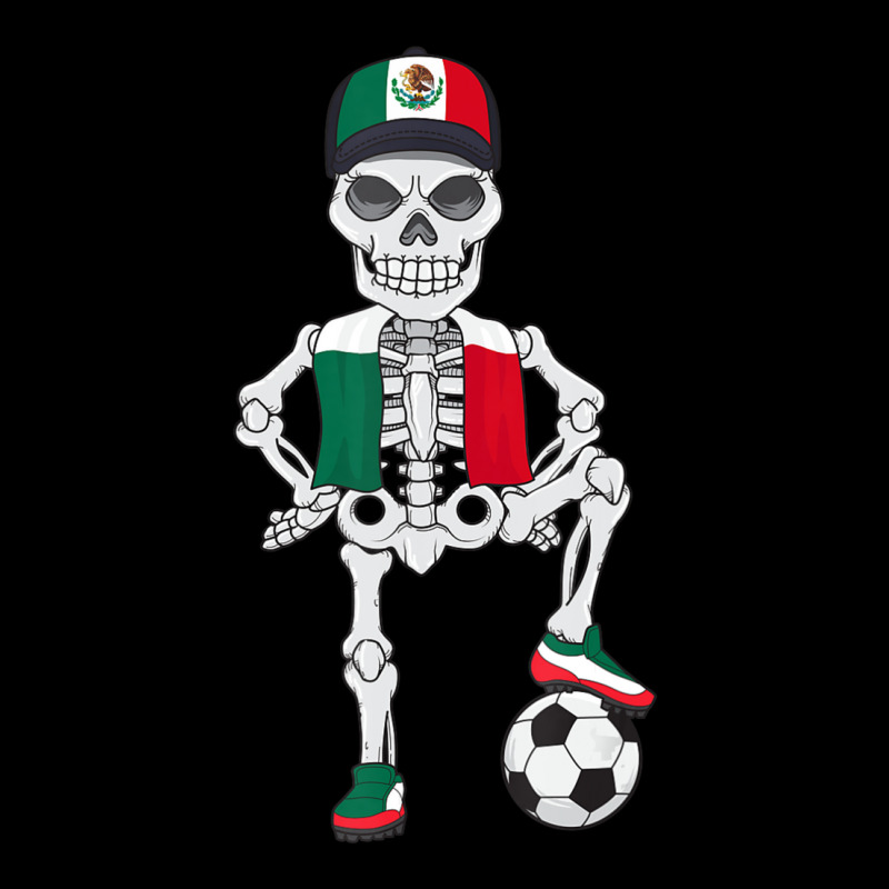 Mexico Soccer Skeleton Fan Team Cropped Hoodie by Kemriban527 | Artistshot