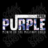 Purple Camo Month Of The Military Child Army Soldier Kids V-neck Tee | Artistshot