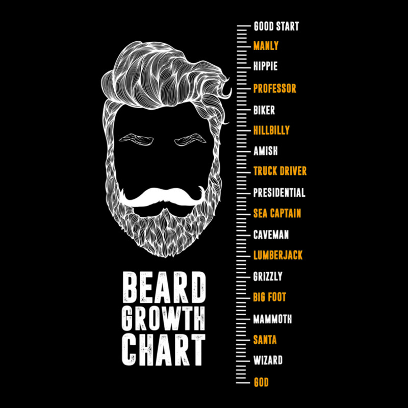 Epic Beard Growth Chart T-shirt, By Zany Brainy Youth Jogger | Artistshot