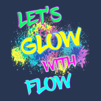 Let's Glow With Flow Glow Party 80s Party Paint Splatter Men Denim Jacket | Artistshot