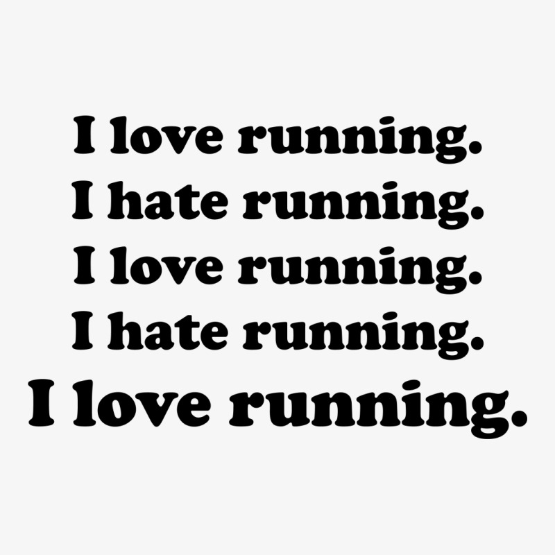 I Love Running I Hate Running Champion Hoodie | Artistshot