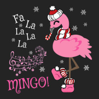 Cute Fa La La Mingo Candy Cane Christmas Flamingo 3/4 Sleeve Shirt | Artistshot