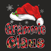 Grammie Claus Shirt Christmas Lights Pajama Family Matching T Shirt Ladies Fitted T-shirt | Artistshot