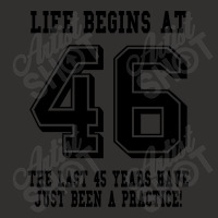 46th Birthday Life Begins At 46 Champion Hoodie | Artistshot
