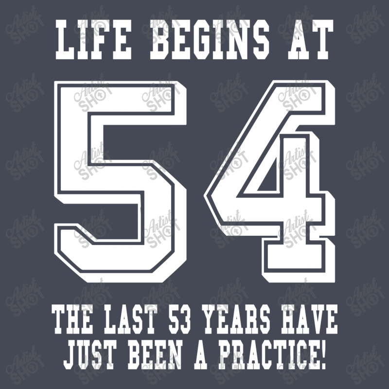 54th Birthday Life Begins At 54 White Champion Hoodie | Artistshot