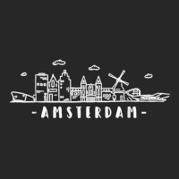 Amsterdam Skyline Vintage Netherlands Holland Dutch Souvenir T Shirt Women's Pajamas Set | Artistshot