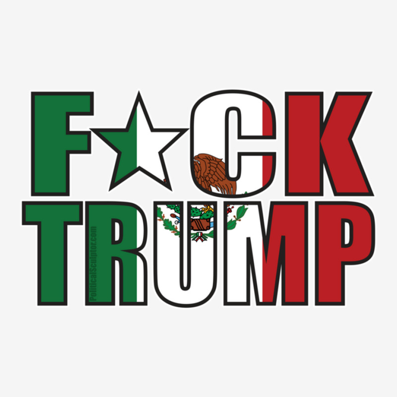 Fck Trump - Mexican Flag Adjustable Cap | Artistshot