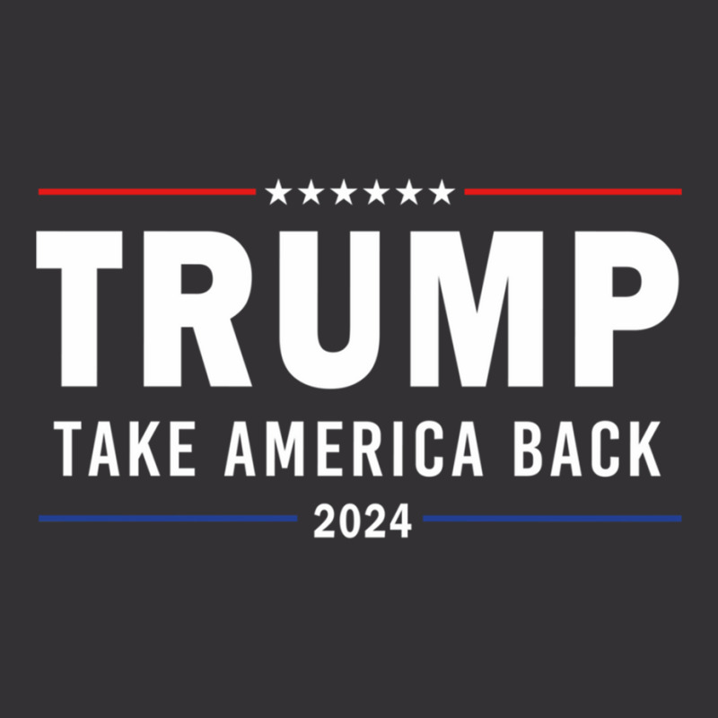 Donald Trump 2024 Take America Back Election Pro America Flag Trump Su Vintage Hoodie by cm-arts | Artistshot