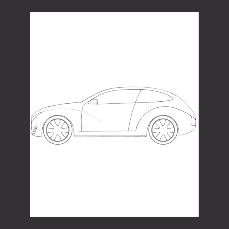 Car Technical Drawing - Shooting Brake Vintage Hoodie | Artistshot