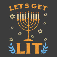 Hanukkah Lets Get Lit Menorah Funny Hebrew Jewish Holiday Men's Polo Shirt | Artistshot