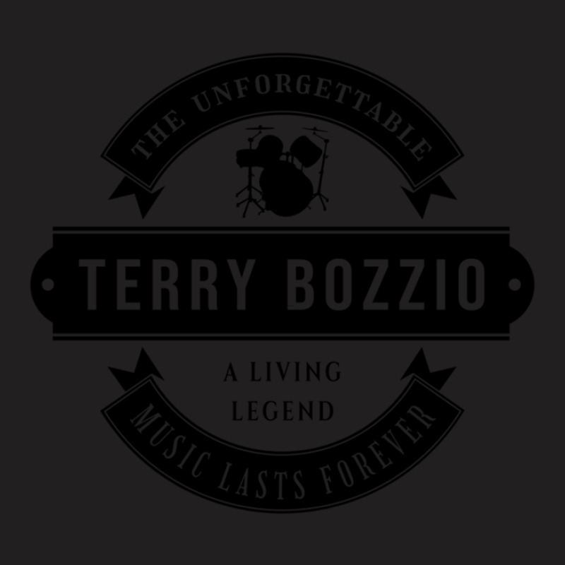 Terry Bozzio The Unforgettable Music Lasts Forever Search Twice For 'r T-shirt | Artistshot