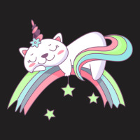 Cute Kawaii Unicorn Cat T-shirt | Artistshot