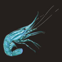 Aqua Colored Prawn Tank Top | Artistshot