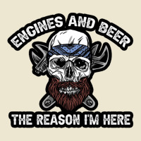 Engines And Beer The Reason I'm Here Funny Mechanic Cropped Hoodie | Artistshot