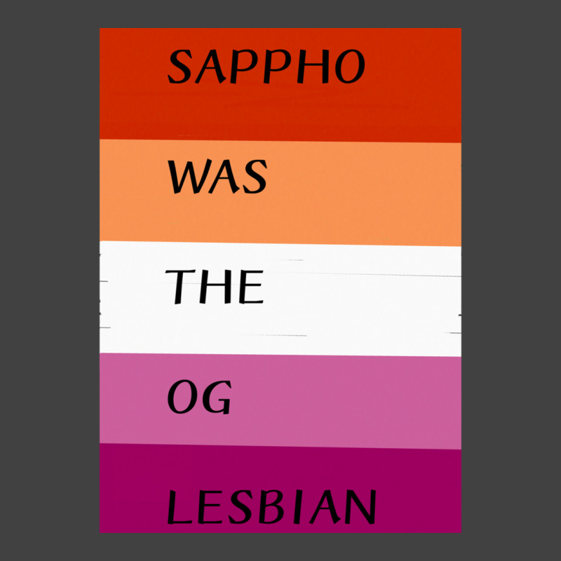 Sappho Was The Og Lesbian Vintage T-Shirt by cm-arts | Artistshot