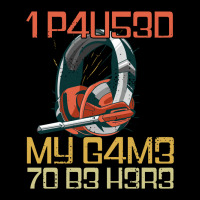 I Paused My Game To Be Here Gamer Headset Leet Adjustable Cap | Artistshot