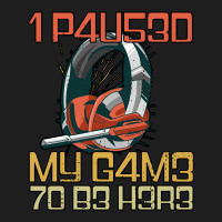 I Paused My Game To Be Here Gamer Headset Leet Classic T-shirt | Artistshot