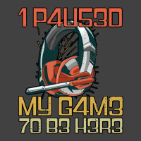 I Paused My Game To Be Here Gamer Headset Leet Vintage T-shirt | Artistshot