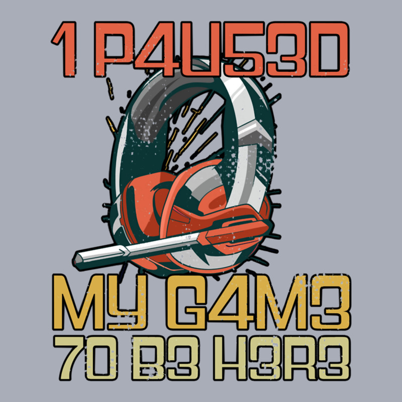 I Paused My Game To Be Here Gamer Headset Leet Tank Dress by KEITHSHAPIRO | Artistshot