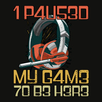 I Paused My Game To Be Here Gamer Headset Leet Scorecard Crop Tee | Artistshot