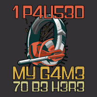 I Paused My Game To Be Here Gamer Headset Leet Vintage Hoodie And Short Set | Artistshot