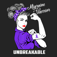 Migraine Warrior Unbreakable Awareness 3/4 Sleeve Shirt | Artistshot