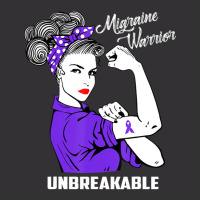 Migraine Warrior Unbreakable Awareness Vintage Hoodie | Artistshot