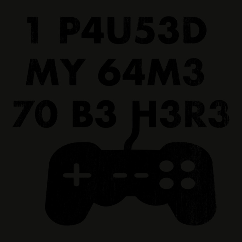 I Paused My Game To Be Here Leet Code Style - 1 P4u53d My 64m3 70 B3 H Scorecard Crop Tee by KEITHSHAPIRO | Artistshot