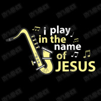 I Play In The Name Of Jesus Saxophone Christian Musician Men's Long Sleeve Pajama Set | Artistshot