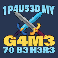 I Paused My Game To Be Here Mmo Rpg Gift Men Denim Jacket | Artistshot