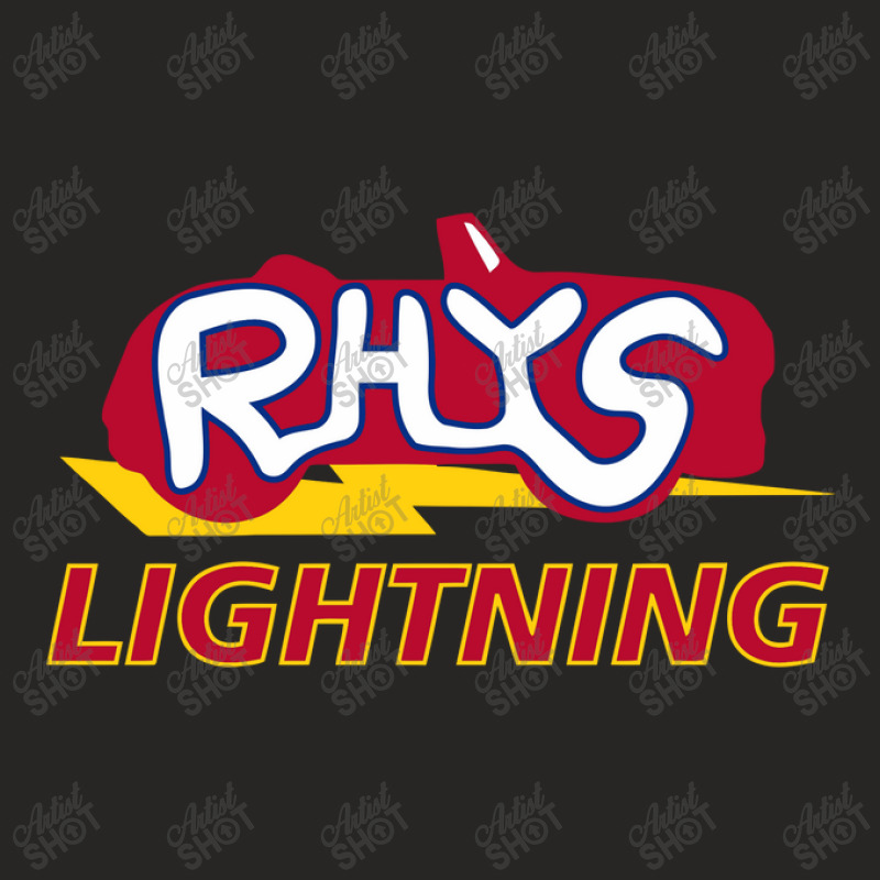 Rhys Lightning Ladies Fitted T-Shirt by namasari | Artistshot