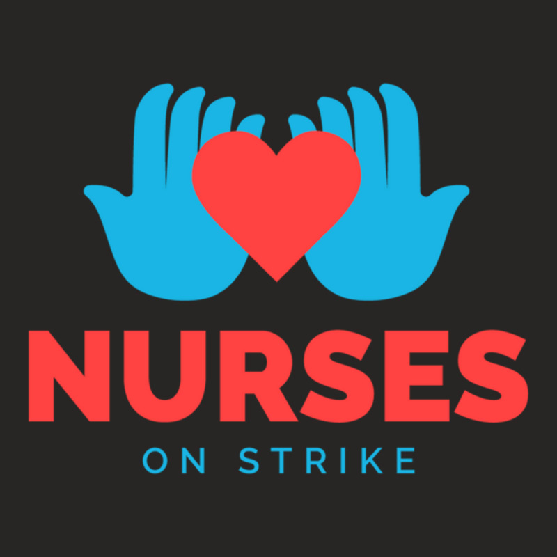 Nurses On Strike  (10) Ladies Fitted T-Shirt by cm-arts | Artistshot