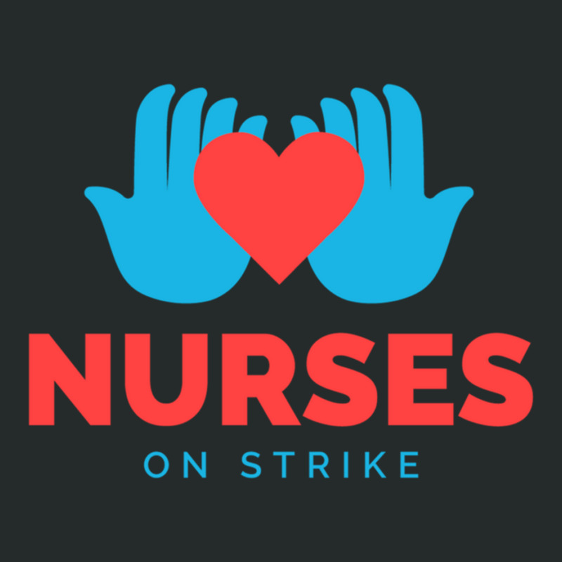 Nurses On Strike  (10) Women's Triblend Scoop T-shirt by cm-arts | Artistshot