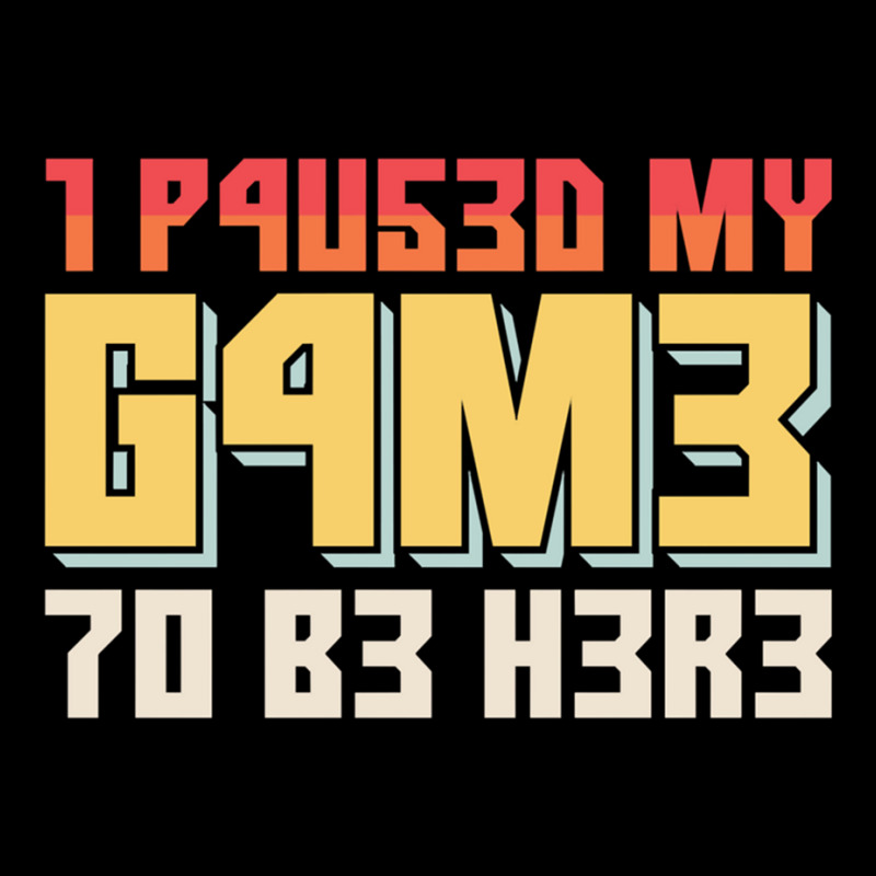 I Paused My Game To Be Here Retro Gamer Gift Adjustable Cap by KEITHSHAPIRO | Artistshot