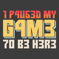 I Paused My Game To Be Here Retro Gamer Gift Men's Polo Shirt | Artistshot