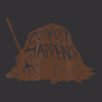 Compost Happens Gardening, Gardener Vintage Hoodie | Artistshot