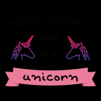 Keep Calm And Be A Unicorn Zipper Hoodie | Artistshot