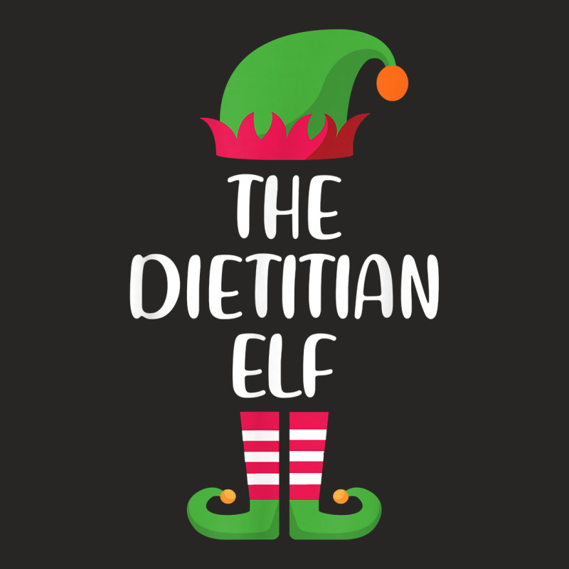 Dietitian Elf Family Matching Group Christmas Pajama Gift T Shirt Ladies Fitted T-Shirt by cm-arts | Artistshot