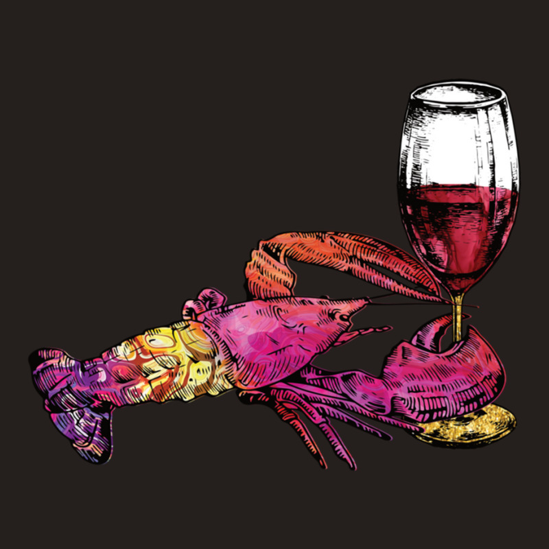 Crustaceancore Lobster With Wine Glass Tank Top | Artistshot